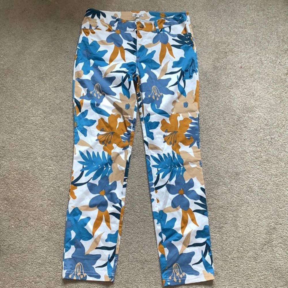 Tyler Boe Size 4 Women’s Floral Slacks EUC